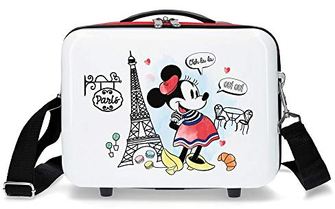 Disney Minnie Around the World Anpassungsfähiger Schönheitsfall Rot 29x21x15 cms ABS