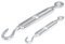 Nirosta Lot de 2 tendeurs M3 Forme C en acier inoxydable EN 1.4401 Vis de serrage A4 Niro