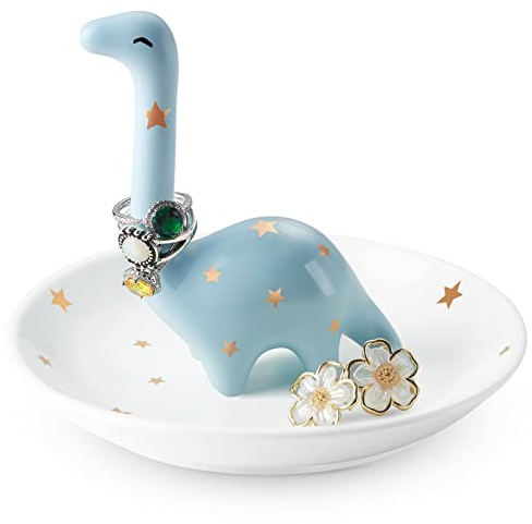 Titanape Dinosaur Gifts for Adults - Dinosaur Ring Holder Trinket Dish