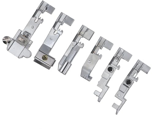 idovy ® - Kit de 6 Prensatelas para Overlock/Remalladora Singer 14SH, 14CG y 14U.
