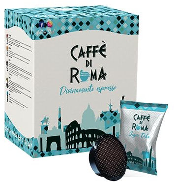 600 Capsule CAFFE DI ROMA Miscela SOGNO DEK Decaffeinato Compatibili con A Modo Mio - Cremoso e Persistente - 600 Capsule Compatibili con le Macchine ad uso domestico Lavazza* A Modo Mio* -