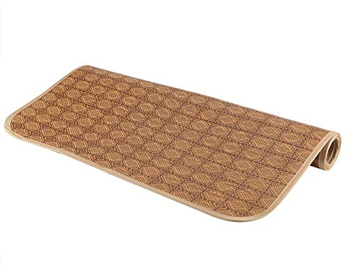 Tefola Summer Sleeping Mat, Foldable Soft Rattan, Rattan Mat, Summer Rattan Mattress, Breathable Summer Bedding for School Dormitory at Home (80 * 195cm)