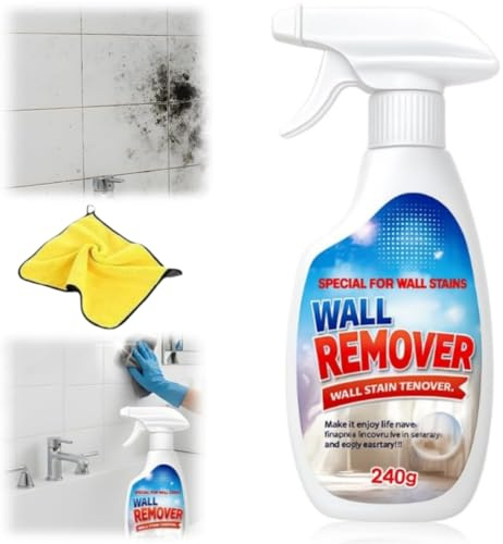 Highly Effective Removal Spray,8.12 Fl.oz Multi-Surface Wall Cleaner Spray,Multifunctional Dust And Stain Remover for Wood,Tile,Fabric,Bathrooms,Kitchens,Long-Term Protection (1)