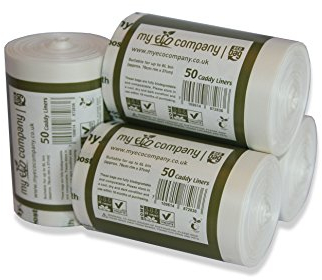 My Eco Company 5L / 6L X 200 Compostable Kitchen Food Waste Compost Bin Bags Caddy Liners (5 Litre / 6 Litre)