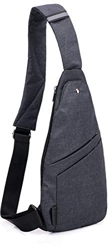 TOLOG Anti-Theft Sling Bag for Women and Men, Lightweight Crossbody Bag with Hidden Pocket for Travel Hiking Casual Daily