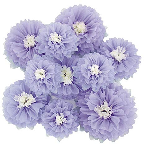 Mybbshower Paper Flower Backdrop DIY Flower Crafting Wall Decoration for Wedding Birthday Party Celebration Pack of 9