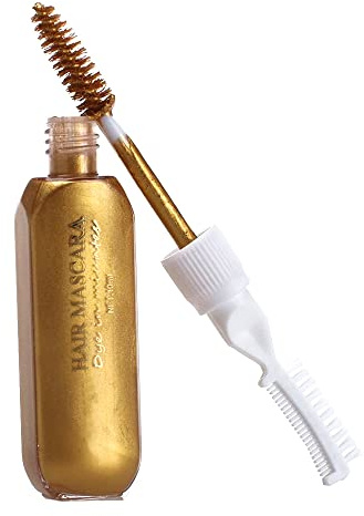 Temporary Hair Mascara Washable Temporary Hair Color Chalk Hair Dye Stick Non-toxic Instant Dye(Gold)