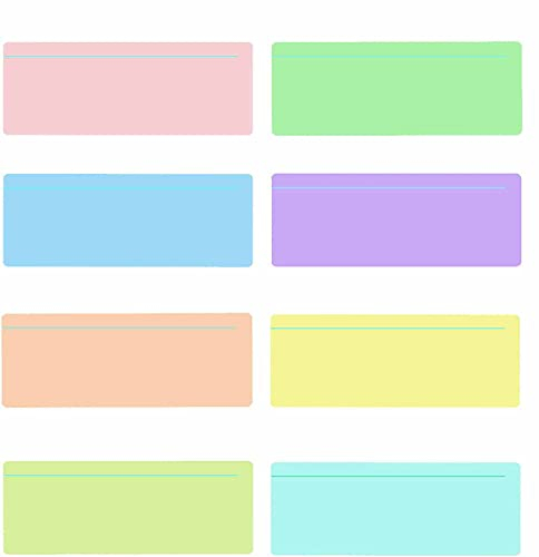Reading Guided Strips Reading Highlight Strips Visual Aids Reading Ruler Overlays Window Reading Ruler Transparent Color Reading Tracking Ruler for Dyslexia and ADHD to Reduce Visual Stress - 8Pack