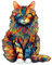 Holzpuzzle Erwachsene Maine Coon 300pcs, KAAYEE Puzzle Holz, Katze Wooden Puzzle Unregelmäßige Tierform Einzigartige Form Puzzleteile, Holz Puzzle Mit Geschenkbox Aus Holz (Katze, L)