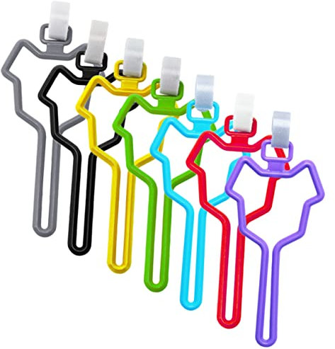 Milisten 7St Gassi-Zubehör für Hunde dog poop bag holder hunde kotbeutel halterung Hundeleine Tierkotklammern Müllbeutel Welpe Halter für Hundekotbeutel Leine Poop Bag Clip Haustier Spender