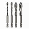 VZU 4PCS High-Strength Eccentric Twist Drill Bit Set, 6/8/10/12mm, Multifunctional Drill Bit for Tile, Glass, Brick, Wood