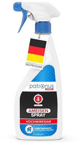 Ameisen-Spray für drinnen & draußen 500ml - effektives Ameisenmittel, zur Abwehr von Ameisen für Haus & Garten mit Sofortwirkung, hochwirksam und laborgeprüft