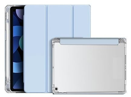 Case Compatible with Huawei MatePad Pro 13.2 Inch 2025 Tablet Tri-Folded Stand Case With Pen Slot Auto Sleep/Wake(Sky-blue)