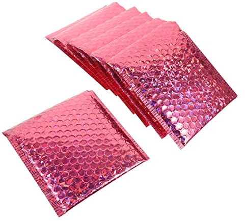LALAFINA Paquet D'expédition Rembourré 15x13 Cm 20 Pièces, Paquet D'emballage Imprimé Adhésif Imperméable, Pochettes Pratiques pour Vêtements, Envoi Postal Sécurisé Bureau et E-commerce