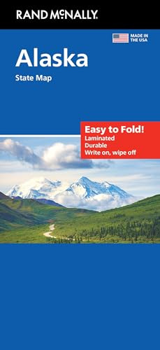 Rand McNally Easy to Fold: Alaska State Laminated Map