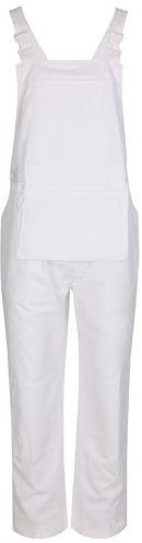 Fort - Bib 'N' Brace - 38W- White - Men's Workwear - Comfortable, Durable Painters & Decorators Overalls