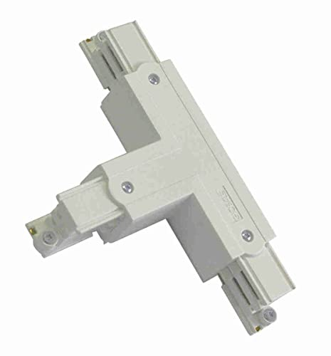 GlobalTrac 3-Phasenstromschiene T-Kupplung Schutzleiter unten/rechts XTS39 weiß
