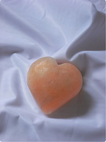 Himalaya Salt kristall dusch bastu peelingsten  hjärtform  från Biova – 1A kvalitet (från Salt Range Pakistan)