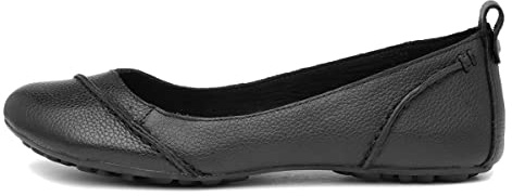 Hush Puppies Girls Janessa Closed Toe Ballet Flats, Black, 3 UK