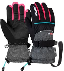 Reusch Connor R-TEX XT Junior guanti invernali caldi, impermeabili, antivento e traspiranti guanti da dita e da sci per la neve, adatti a bambini, adolescenti, ragazze e ragazzi