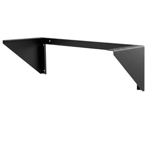 Infitronic - 19 Zoll Wandhalterung & Untertischhalterung (4HE). Extra tief (191mm) für 4 Geräte. Vertikale Montage für Server & Netzwerk. Stahl, Schwarz, bis 20kg