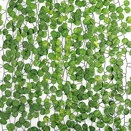 BAILR 2.2m Hiedra Artificial, Decoración De Hiedra Artificial Hiedra De Interior Natural, para Jardín, Decoración De Pared De Fiesta Interior Al Aire Libre