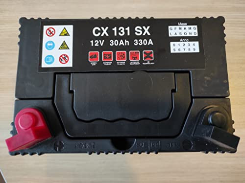 Batteria Trattorini Tagliaerba Green 30AH 300A U1 SX 196X127X159H NO MANUTENZIONE