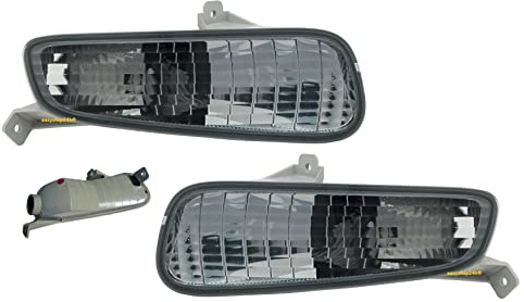 EASYSHOP24H Set 2 Fanale Fanalino Freccia Anteriore Sinistro e Destro Per Punto Evo dal 2009 Luce Indicatore Di Direzione Bianco Lampeggiatore Lato Guidatore Passeggero