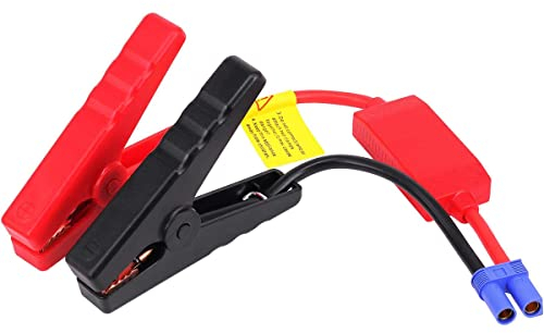 Greluma 1 pezzo Cavo jumper 200A, cavo jumper per auto sostitutivo automobilistico Morsetto a coccodrillo per connettore EC5 per avviamento di emergenza portatile 12V per auto Booste