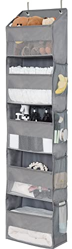 GRANNY SAYS Hängeorganizer Tür mit 5 Fächern, Packung mit 1 hinter der Tür hängenden Speicherorganisator, grau Türregal Zum Einhängen, Türorganizer Hängeorganizer für Schlafzimmer, Tür Hängeregal
