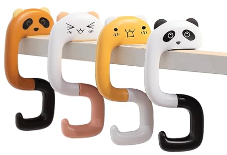 4 Stück Handtaschenhalter für Tisch, Portabler Haken Für HandtascheTaschenhalter, Handtaschenhalter für Tisch, Handtaschenhalter, Taschenhaken,Geschenkidee für Frauen,für Restaurants,CaféS,Schulen