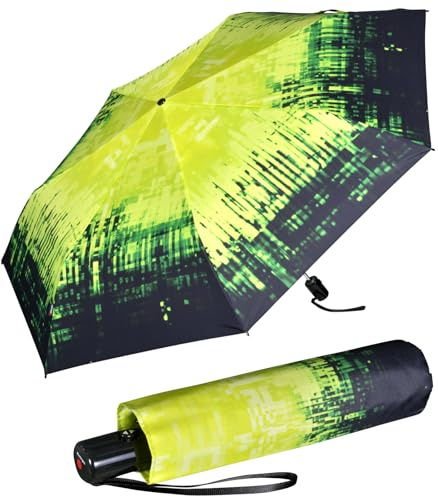 Knirps Taschenschirm Slim Duomatic Auf-Zu-Automatik Matrix - flour