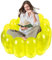 Blow-up-Stuhl, transparenter aufblasbarer Stuhl | Tragbare Jelly-Aufblascouch - Blow Sofa-Sitz, aufblasbarer Lounge-Sessel, aufblasbare Möbel, Filmstühle für Wohnheim, Hof, Partys und Veranstaltungen
