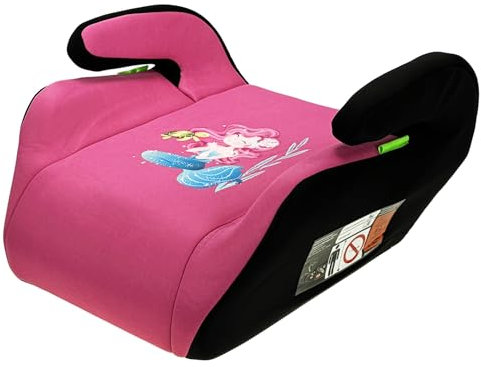 Kinder Sitzerhöhung Auto Universal | ECE R129/03 | 125 – 150 cm | 3-Punkt-Gurt Befestigung | Autositz i-Size kompatibel (pink)