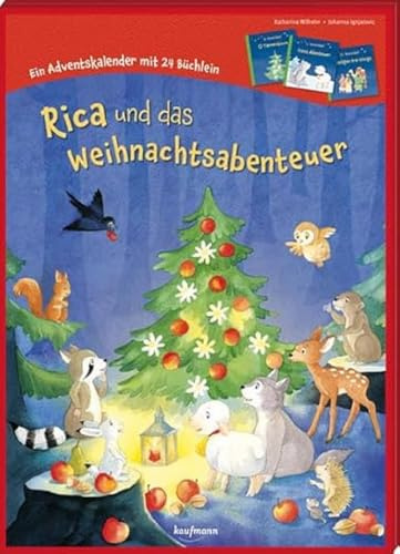 Rica und das Weihnachtsabenteuer: Ein Adventskalender mit 24 Büchlein