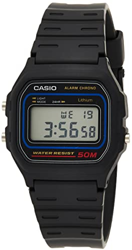 Casio Men Digital Automatic Watch with Resin Strap W-59-1VQD