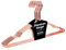 Kleiderbügel Metall,Qualsen 10 Stück kleiderstange,42 cm Roségold Platzsparende Kleiderbügel Edelstahl Kleiderbügel Draht,Clothes Hanger
