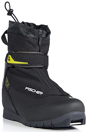 Fischer Herren Langlaufschuh OTX Trail - 39, Zweifarbig, Black, Sport, Schnee, Reißverschluss, Normal, Locker