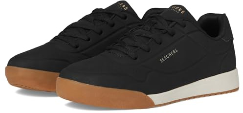 Skechers Women's Zinger 2.0 The Arwen Sneaker, Black Durasuede, 5 UK