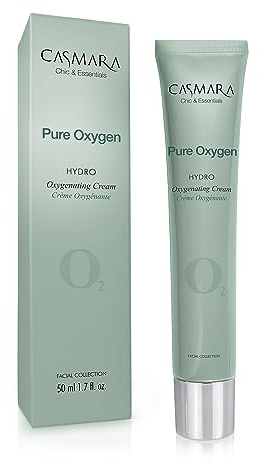 CASMARA - Crema Facial Pure Oxygen Hydro con Oxygen Booster y Acido Hialuronico, Crema Hidratante Facial Mujer, Skin Care Para Todo Tipo de Piel de Uso Diario.