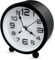 Gentpovth Metallo Sveglia Analogica senza Ticchettio, Sveglia da Comodino Sveglia al Quarzo Sveglia Silenziosa, Batteria Digitale Sveglia, Orologio Sveglia Rotonda Portatile Stile Classica