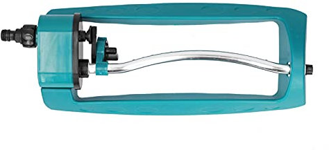 MUNEFE Adjustable Rectangular Lawn Sprinkler, Oscillating Sprinkler, Yard Water Sprinkler for Lawn Vegetable Field Roof Cooling