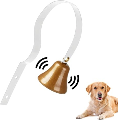 Cappa Per Cani Per Porta - 7,09x1,57x1,18 Pollici Campane Per Cani In Per Cuccioli Esterni | Strumento Di Formazione Vintage Per Tutte Le Razze Di Taglia Media, Grande