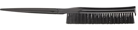Vistreck Spazzola per Cotonare i Capelli - Spazzola a Coda di Ratto in Nylon a 3 File per Volume e Styling (Nero)