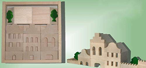 Ebert Holzbaukasten Architektur Nr.1 41 Teile Erzgebirge