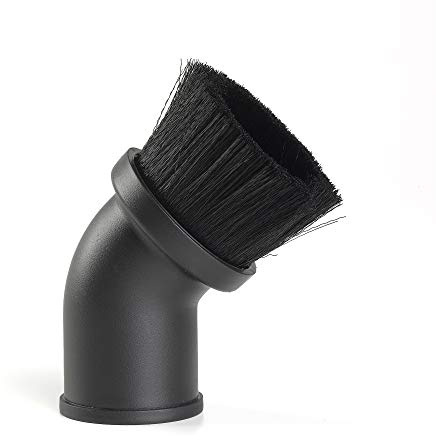 CRAFTSMAN CMXZVBE38725 1-7/8 in. Dusting Brush Wet Dry Vac Attachment, Industrial-Grade Shop Vacuum Accessory for Cleaning Stubborn Debris, Fits 1-7/8 in. Hose Diameter