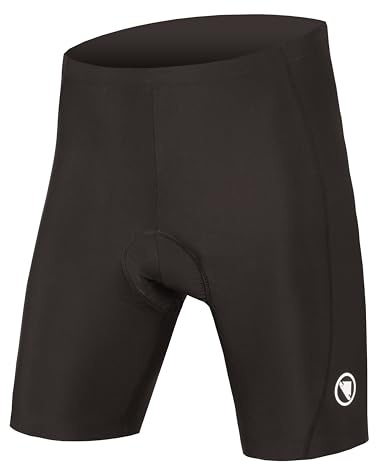 Endura 6-Panel Cycling Shorts Padded for Cycling | Lycra with Antibacterial Pad Shorts, Black, XL