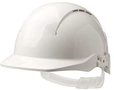 Centurion S08CWA Concept Safety Helmet, Reduced Peak Non Vented, White