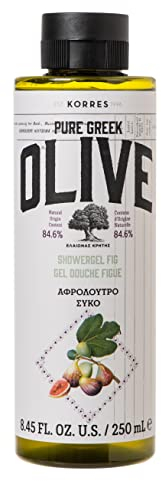 Korres | Olive Fig Moisturizing Shower Gel For Supple Skin | With Extra Olive Oil - Vegan | 250mL