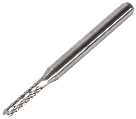 YWBL-WH Fresa de Extremo de Carburo Cementado de 2,0 Mm, 10 Piezas de Brocas de Grabado para PCB, Metal, Acabado Limpio y Ordenado, Uso Multiusos, Resistencia a la Flexión, sin Fallas ni Rebabas,